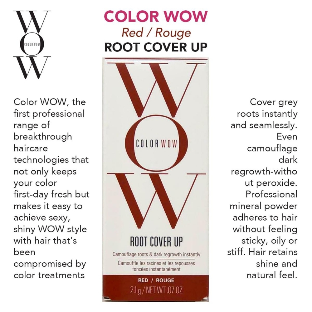 Color 𝐖𝐎𝐖 Root Cover Up Red Rouge powder
